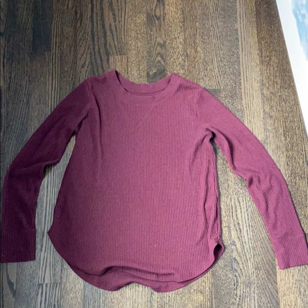 Maroon long sleeve